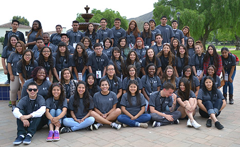 Photo of the 2014 EOP Summer Bridge students