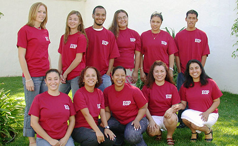 Group photo of the 2003 EOP students.