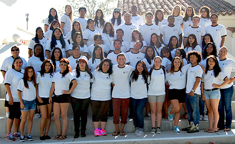 Group photo of the 2012 EOP students.