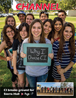 Cover: WhyCI contest winner Megan McDonald (front) along with other contestants, video participants and friends