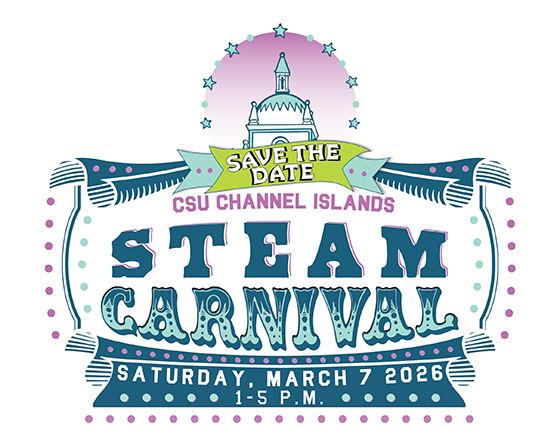 STEAM Carnival Save the Date image 1-5 pm Saturday, March 7, 2026